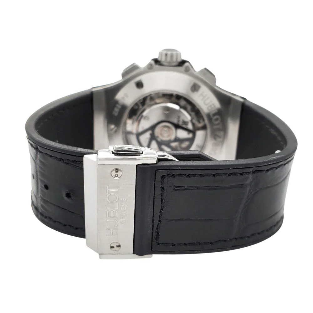 Hublot Big Bang Chronograph 44mm 3.6CT Diamond Bezel/Case/Black Dial Watch - Image 6