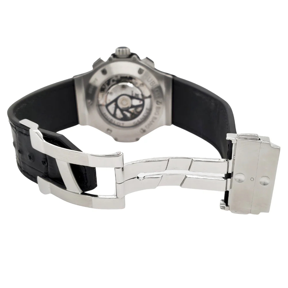 Hublot Big Bang Chronograph 44mm 3.6CT Diamond Bezel/Case/Black Dial Watch - Image 7