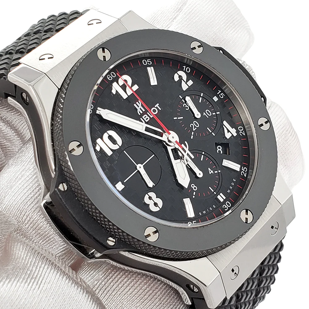 Hublot Big Bang Chronograph 44mm Black Ceramic Steel Watch 301.SB.131.RX - Image 2