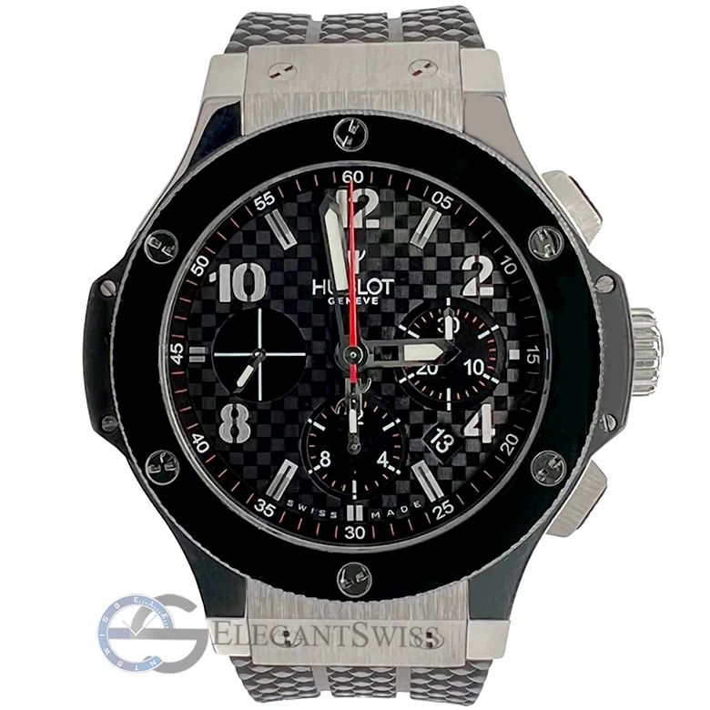 Hublot Big Bang Chronograph 44mm Black Ceramic Steel Watch 301.SB.131.RX