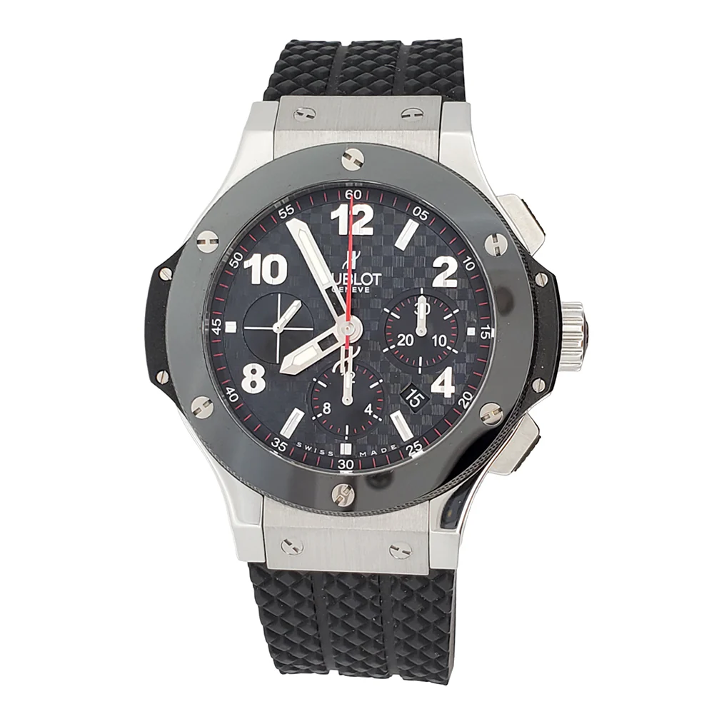 Hublot Big Bang Chronograph 44mm Black Dial CeramicBezel Steel Watch 301.SB.131.RX - Image 3