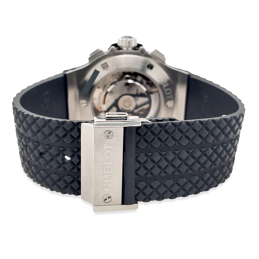 Hublot Big Bang Chronograph 44mm Black Dial/Rubber Strap/Steel Watch 301.SX.130.RX Box Papers - Image 5