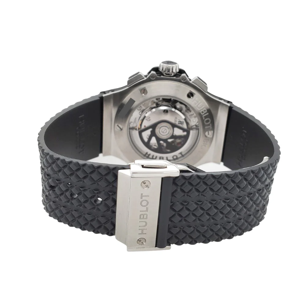 Hublot Big Bang Chronograph 44mm Black Dial/Rubber Strap/Steel Watch 301.SX.130.RX Papers - Image 5