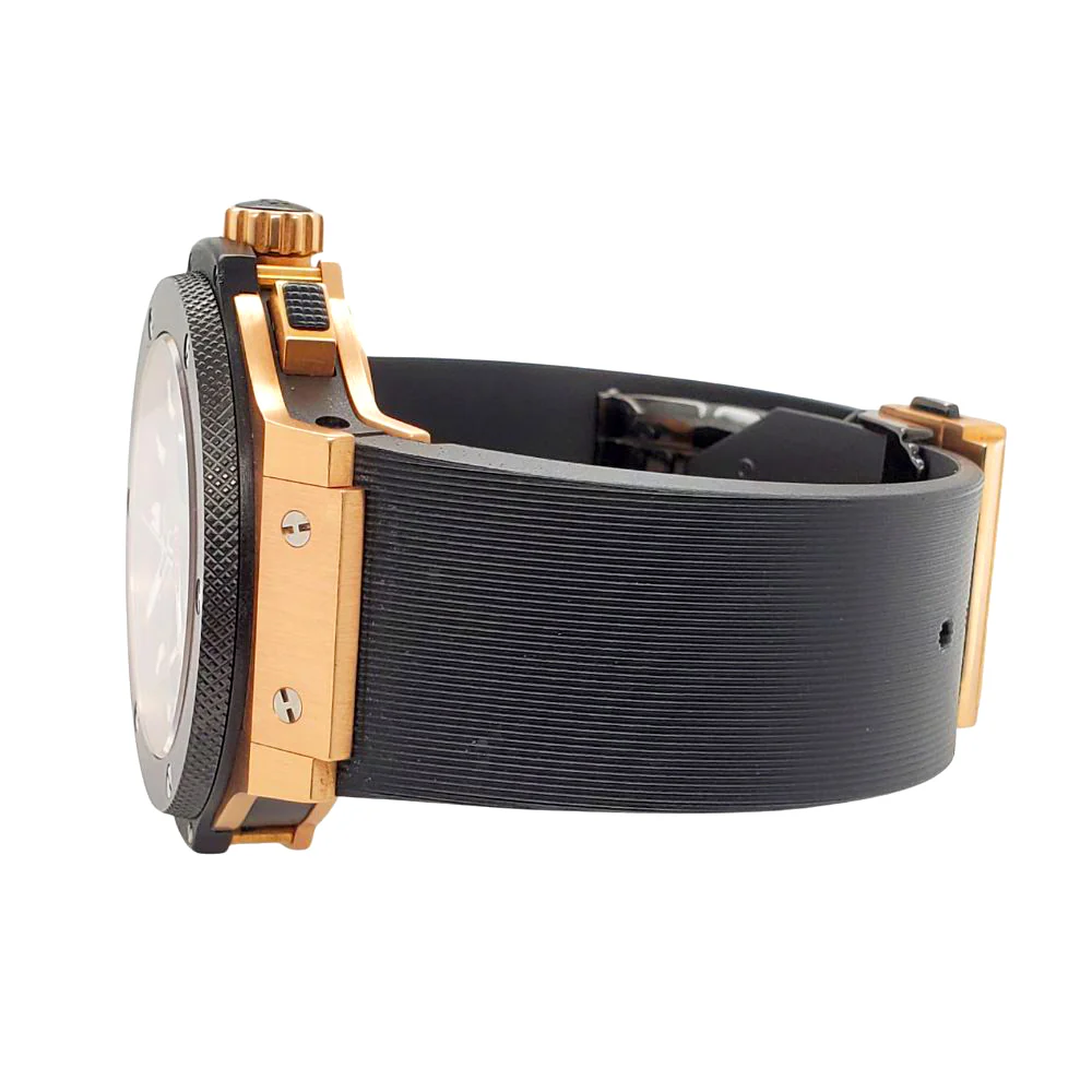 Hublot Big Bang Chronograph 44mm Ceramic Black Bezel/Rubber Strap/Rose Gold Watch 301.PM.1780.RX Box Papers - Image 3