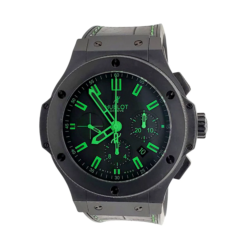 Hublot Big Bang Chronograph 44mm Green Limited Edition Black Ceramic Watch 301.CI.1190.GR.ABG11 - Image 3