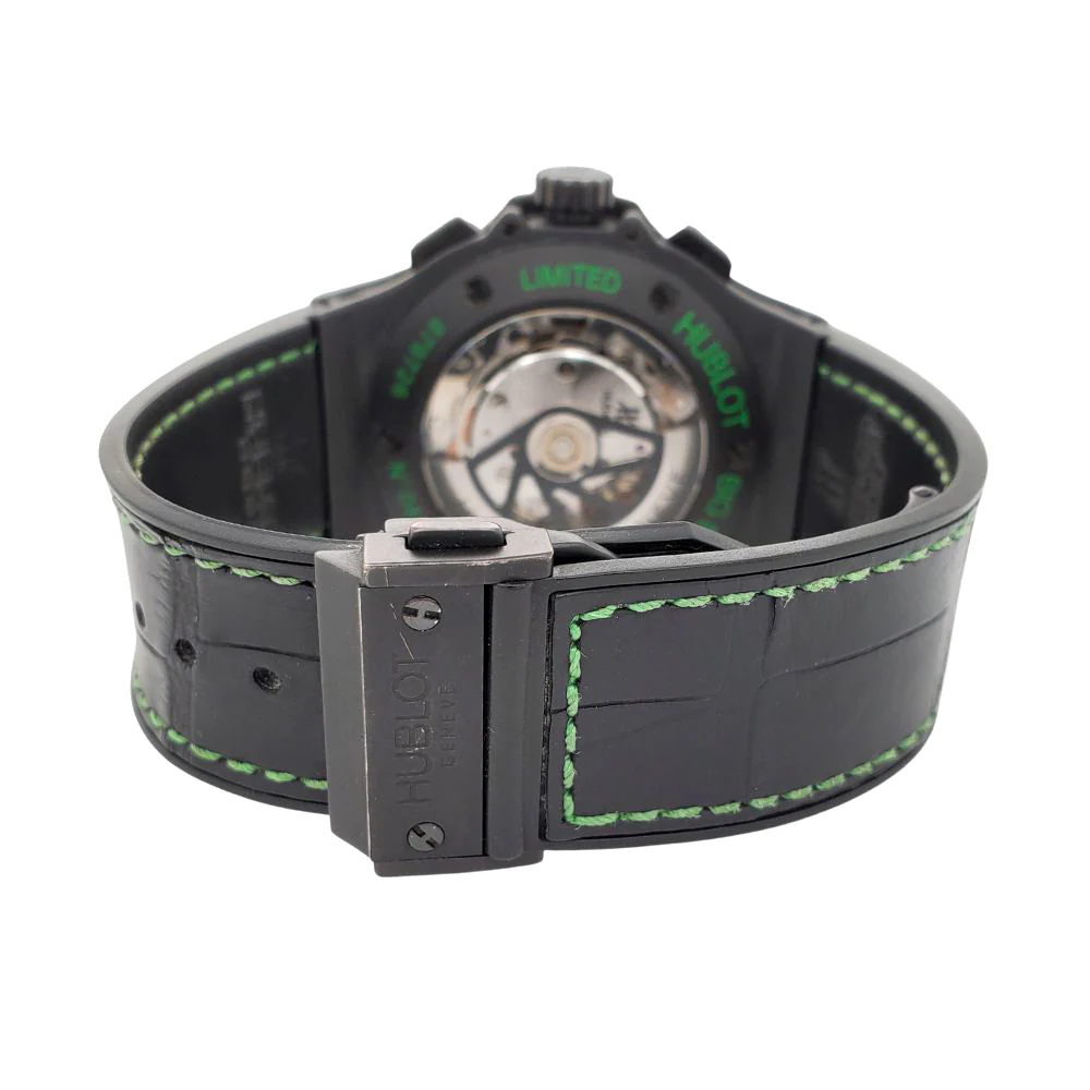 Hublot Big Bang Chronograph 44mm Green Limited Edition Black Ceramic Watch 301.CI.1190.GR.ABG11 - Image 5