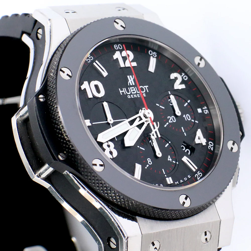Hublot Big Bang Chronograph 44MM Steel/Ceramic Watch 301.SB.131.RX Box Papers - Image 4
