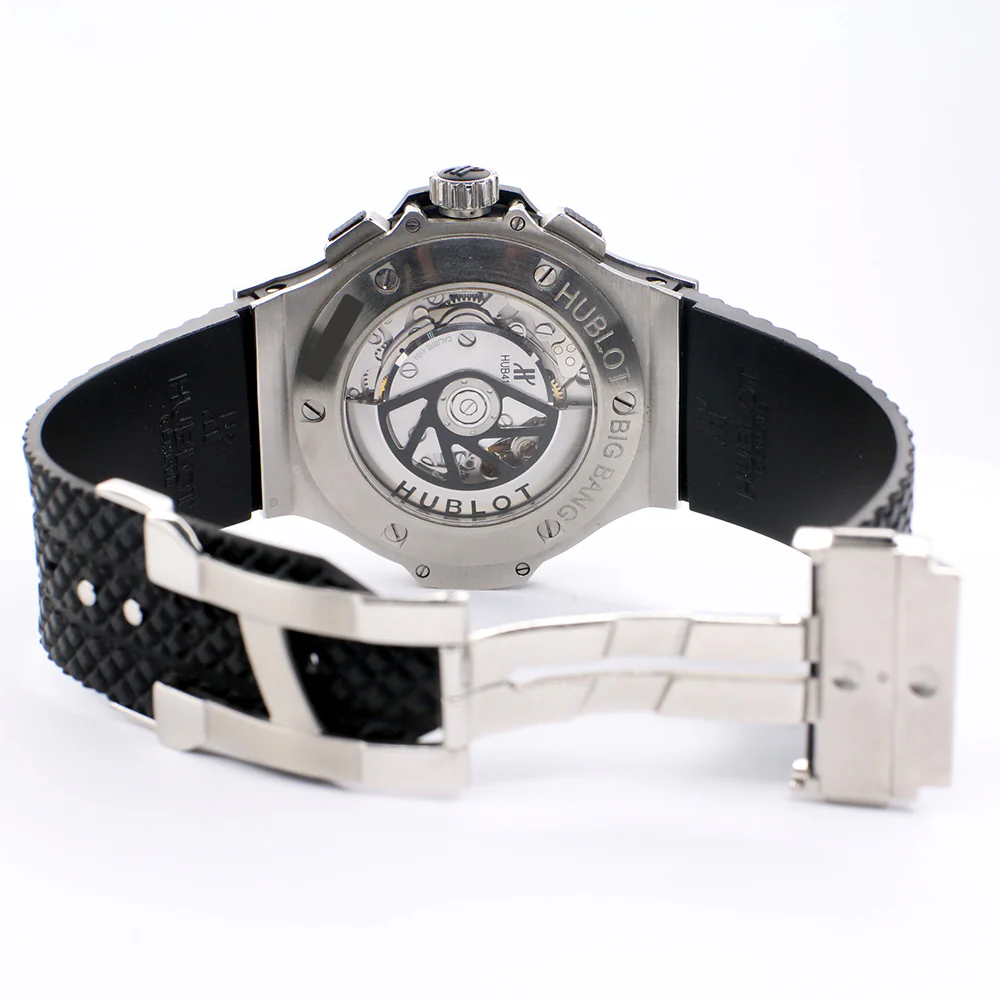 Hublot Big Bang Chronograph 44MM Steel/Ceramic Watch 301.SB.131.RX Box Papers - Image 7