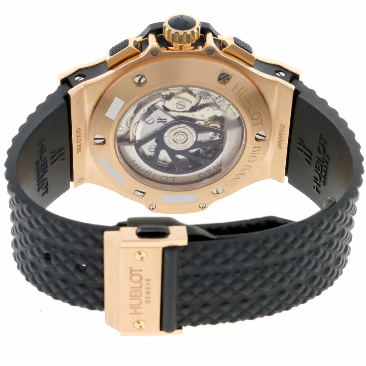 Hublot Big Bang Evolution 18K Rose Original Diamond Bezel 44MM Chronograph Automatic Mens Watch - Image 6