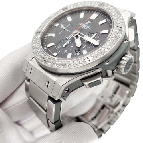 Hublot Big Bang Evolution 44MM Factory Earl Gray Diamond Dial Stainless Steel Watch 301.ST.5020.ST - Image 2