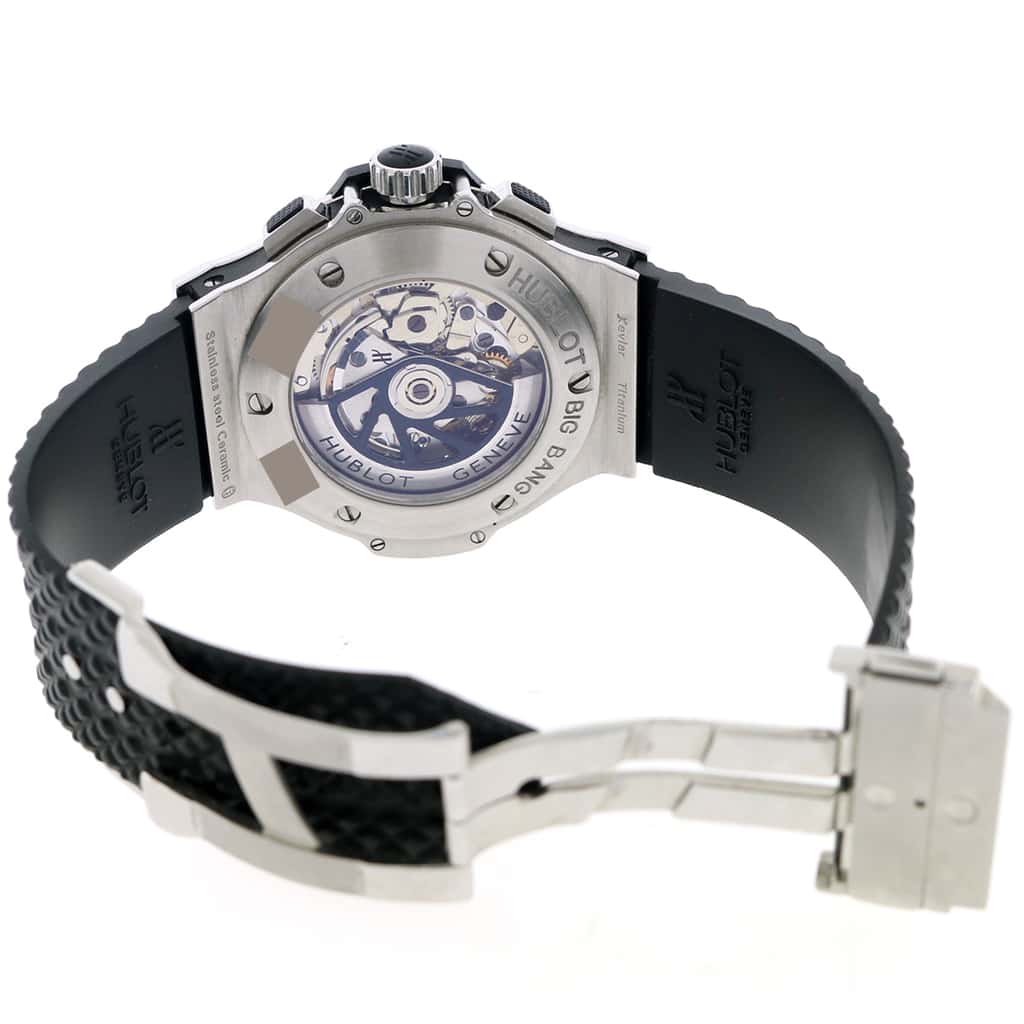 Hublot Big Bang Evolution Ceramic Bezel Black Carbon Dial 44MM Chronograph Automatic Stainless Steel Watch 301.SB.131.RX - Image 7