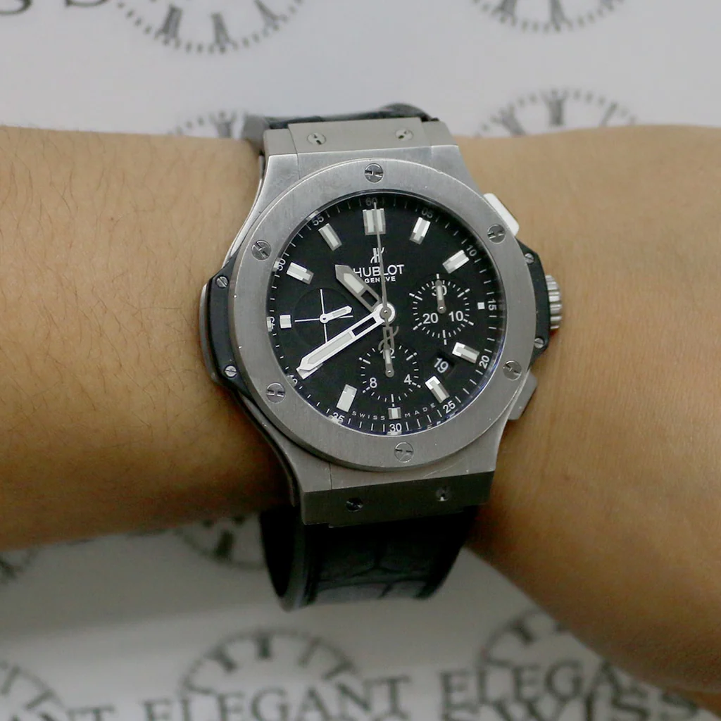 Hublot Big Bang Evolution Chronograph 44MM Black Dial Automatic Stainless Steel Mens Watch 301.SX.1170.RX - Image 4