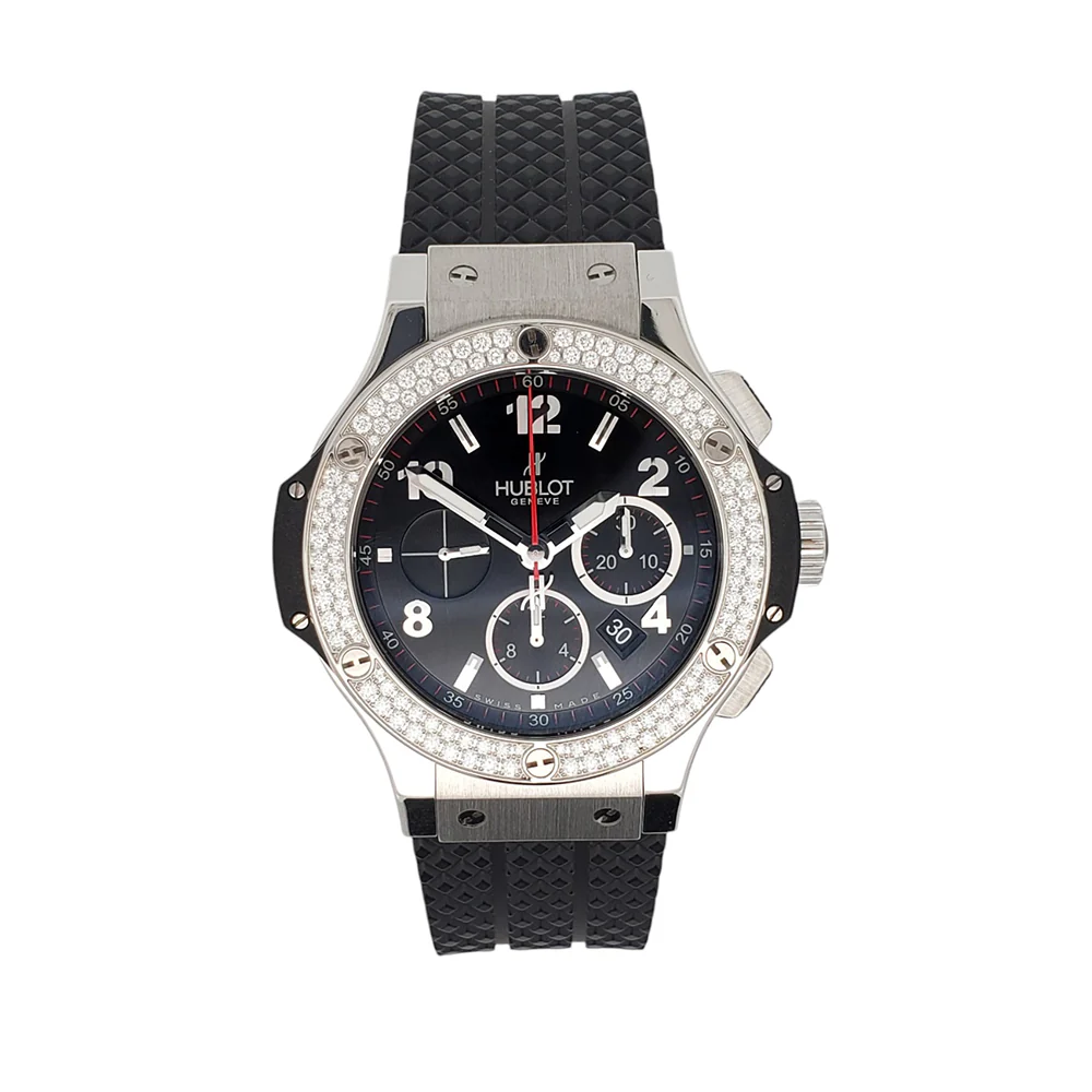 Hublot Big Bang Factory Diamond Chronograph 44mm Steel Watch 301.SX.130.RX.114 Box Papers - Image 5