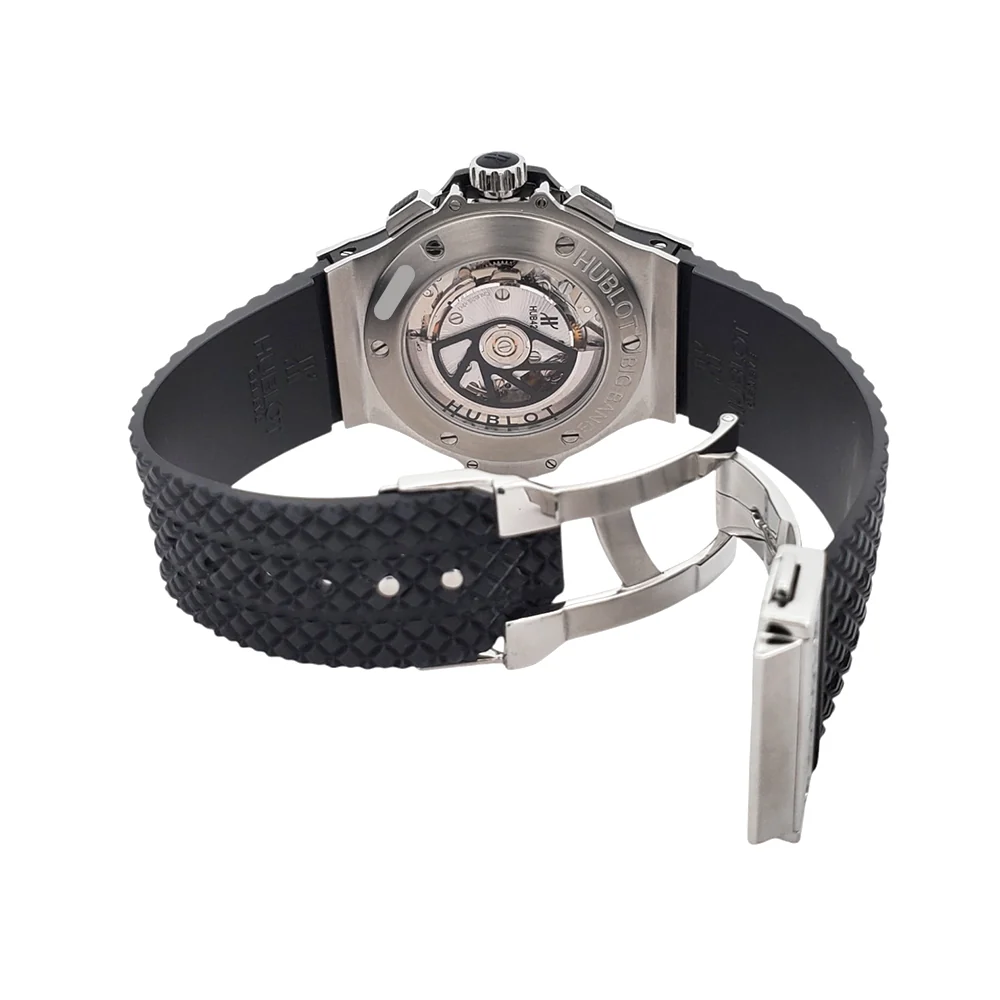 Hublot Big Bang Factory Diamond Chronograph 44mm Steel Watch 301.SX.130.RX.114 Box Papers - Image 8