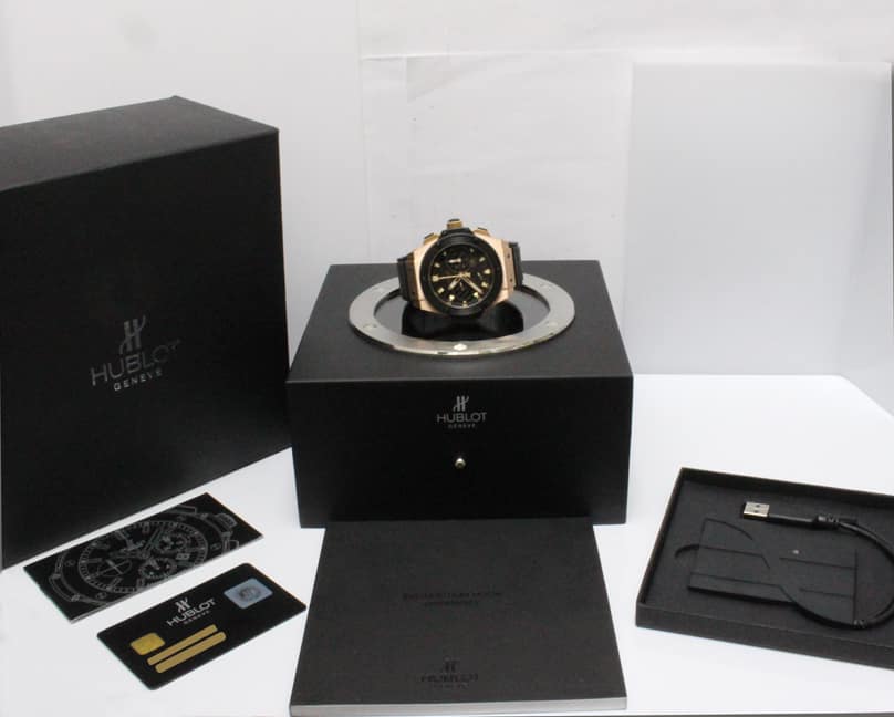 Hublot Big Bang King Power Split Second Black Guilloche Dial 18K Rose Gold Limited Edition 48MM Watch 709OM1780RX - Image 3
