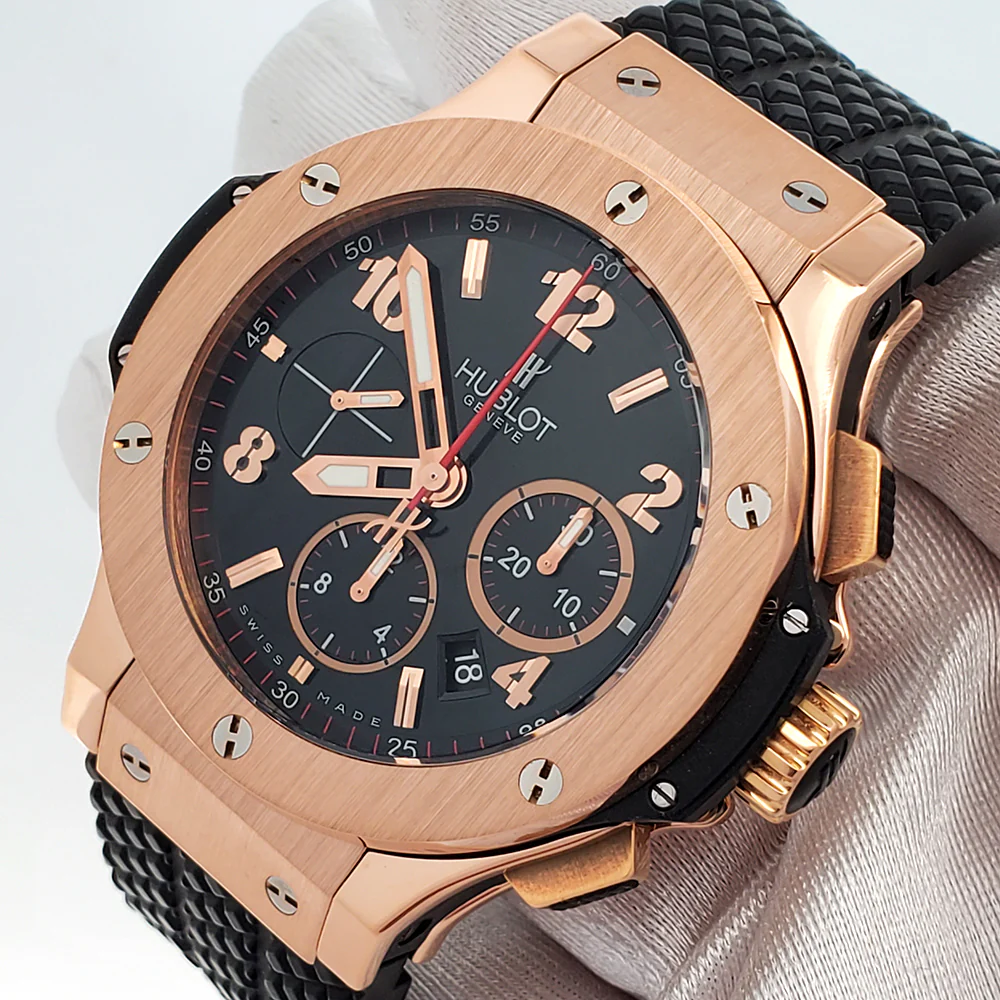 Hublot Big Bang Rose Gold Chronograph 44mm Watch 301.PB.131.RX