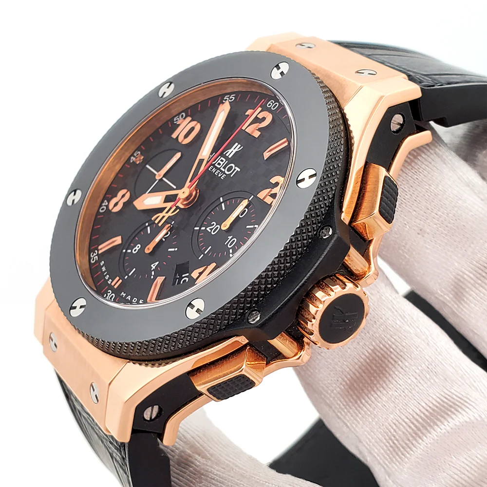 Hublot Big Bang Rose Gold Chronograph 44mm Watch 301.PB.131.RX Papers - Image 3