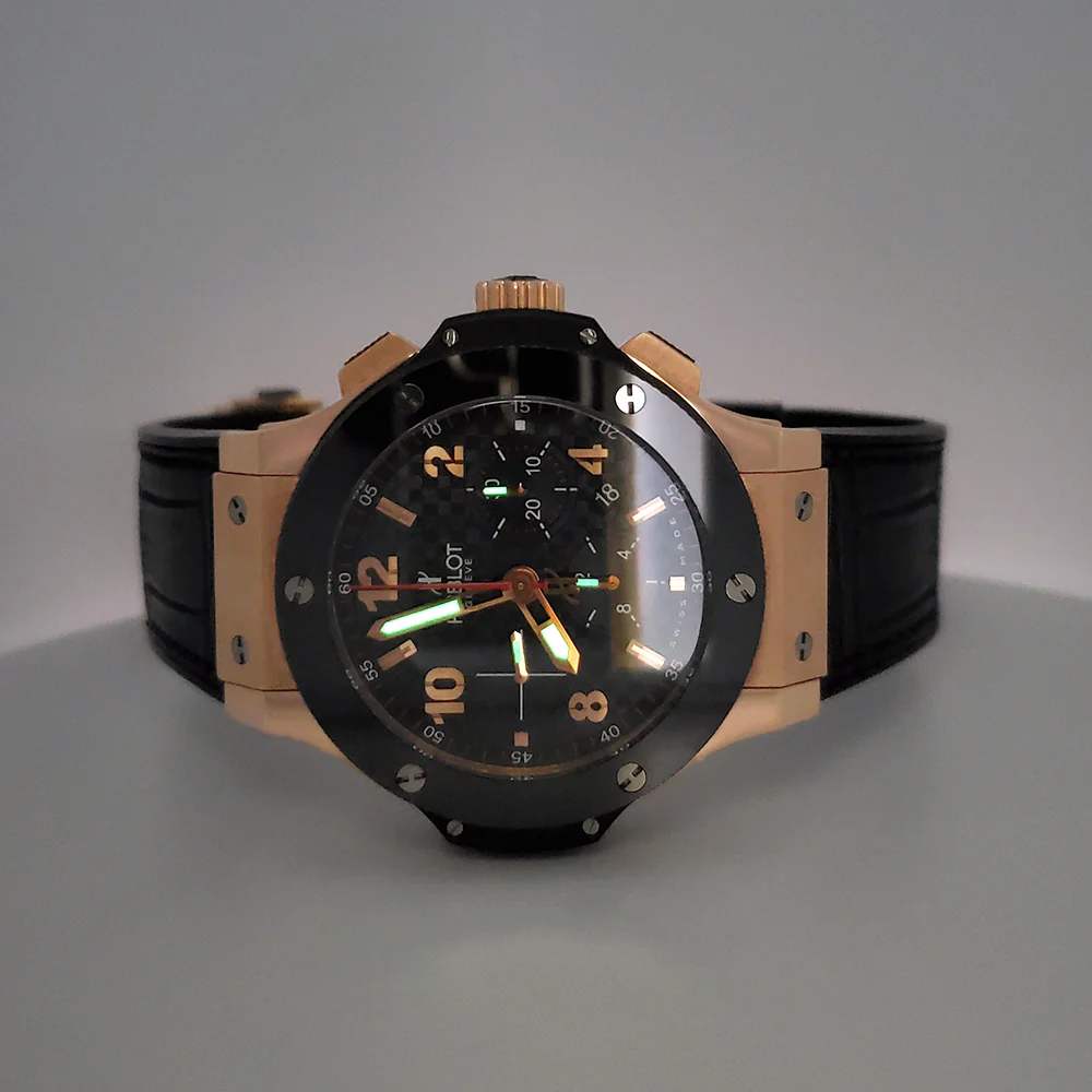 Hublot Big Bang Rose Gold Chronograph 44mm Watch 301.PB.131.RX Papers - Image 9