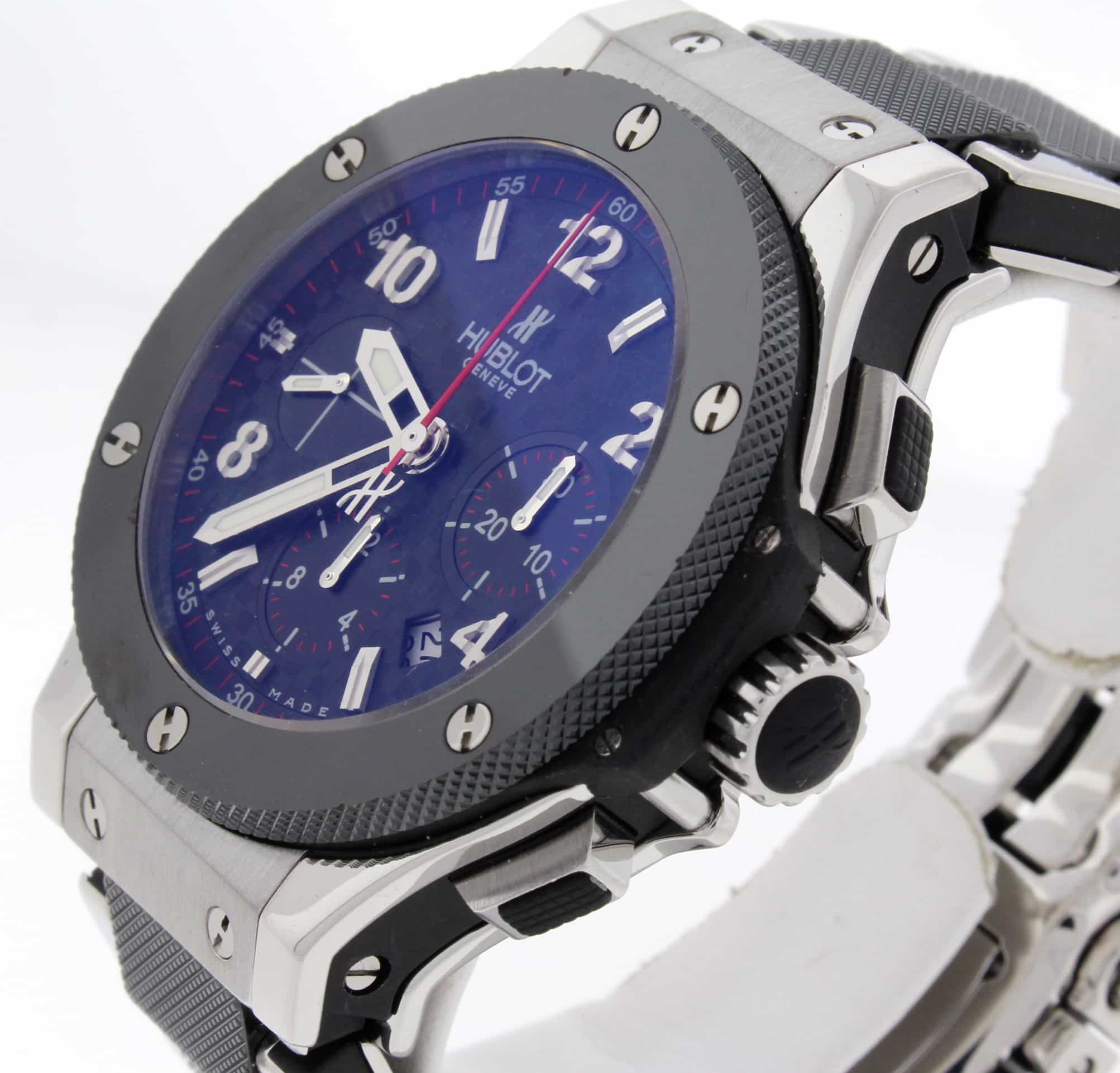 Hublot Big Bang Steel Ceramic Chronograph Automatic Mens Watch 301.SB - Image 4