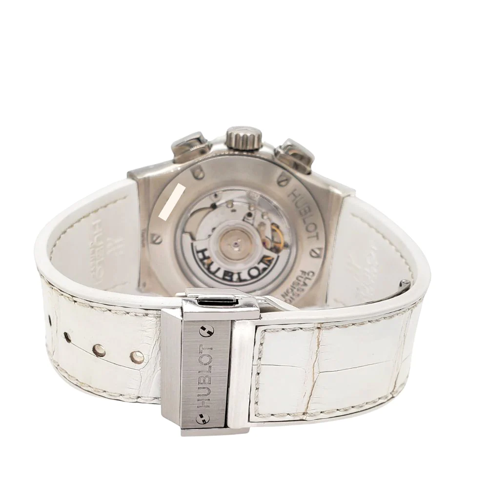 Hublot Skeleton Classic Fusion Aerofusion Chronograph White 45mm Watch 525.NE.0127.LR Papers - Image 5