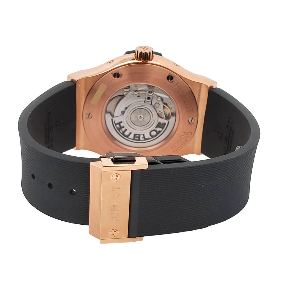 Hublot Classic Fusion Aerofusion Moonphase 45mm King Gold Skeleton Watch 517.OX.0180.LR Box Papers - Image 6