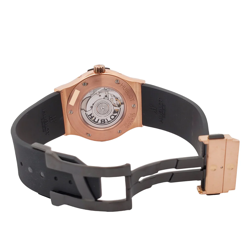 Hublot Classic Fusion Aerofusion Moonphase 45mm King Gold Skeleton Watch 517.OX.0180.LR Box Papers - Image 7