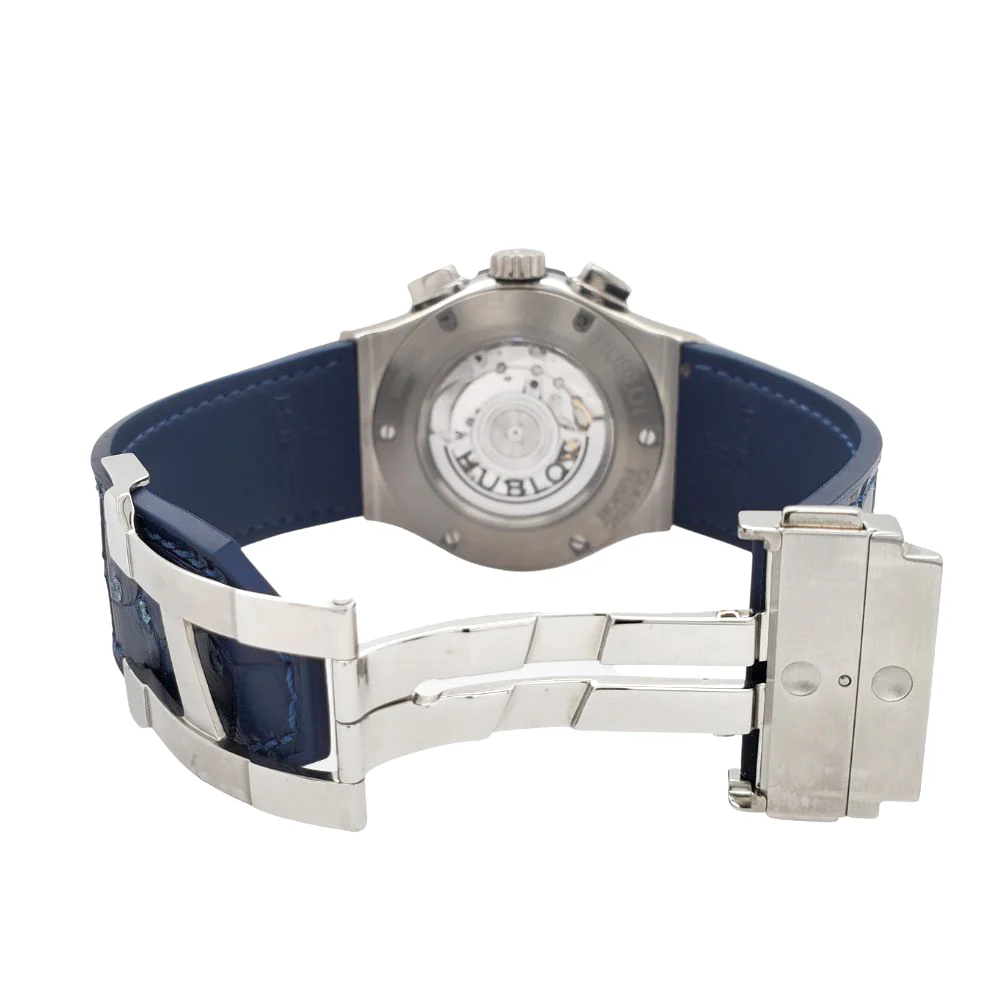 Hublot Classic Fusion Chronograph 45mm Titanium Blue Dial Watch 521.NX.7170.LR - Image 6