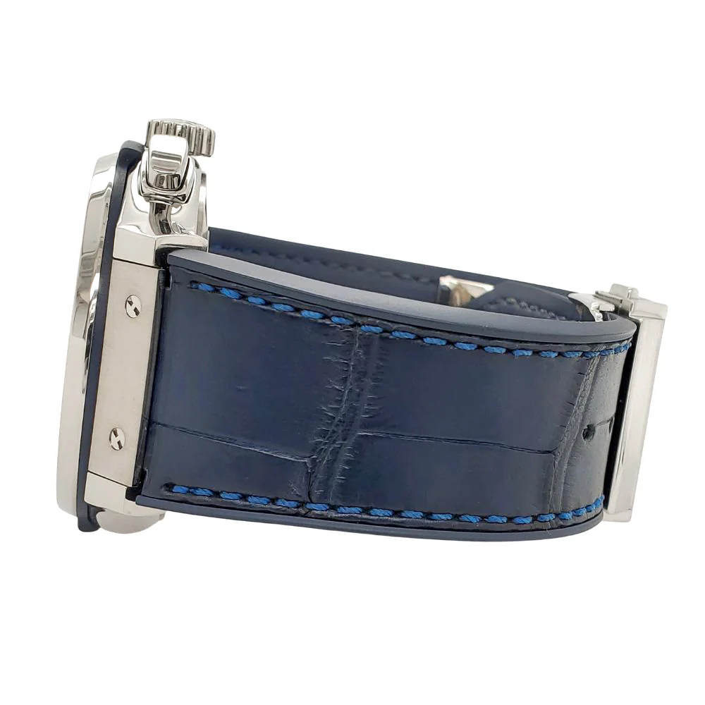 Hublot Classic Fusion Chronograph 45mm Titanium Blue Dial Watch 521.NX.7170.LR Papers - Image 4