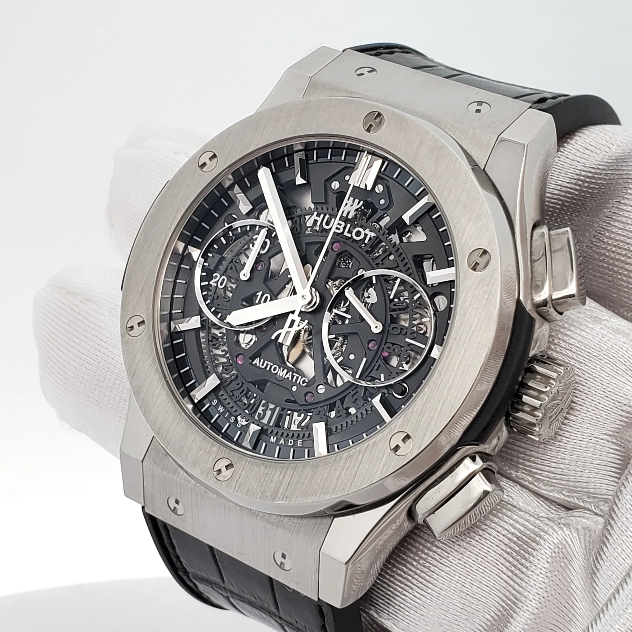 Hublot Classic Fusion Chronograph Aerofusion 45mm Skeleton Dial 525.NX.0170.LR Watch