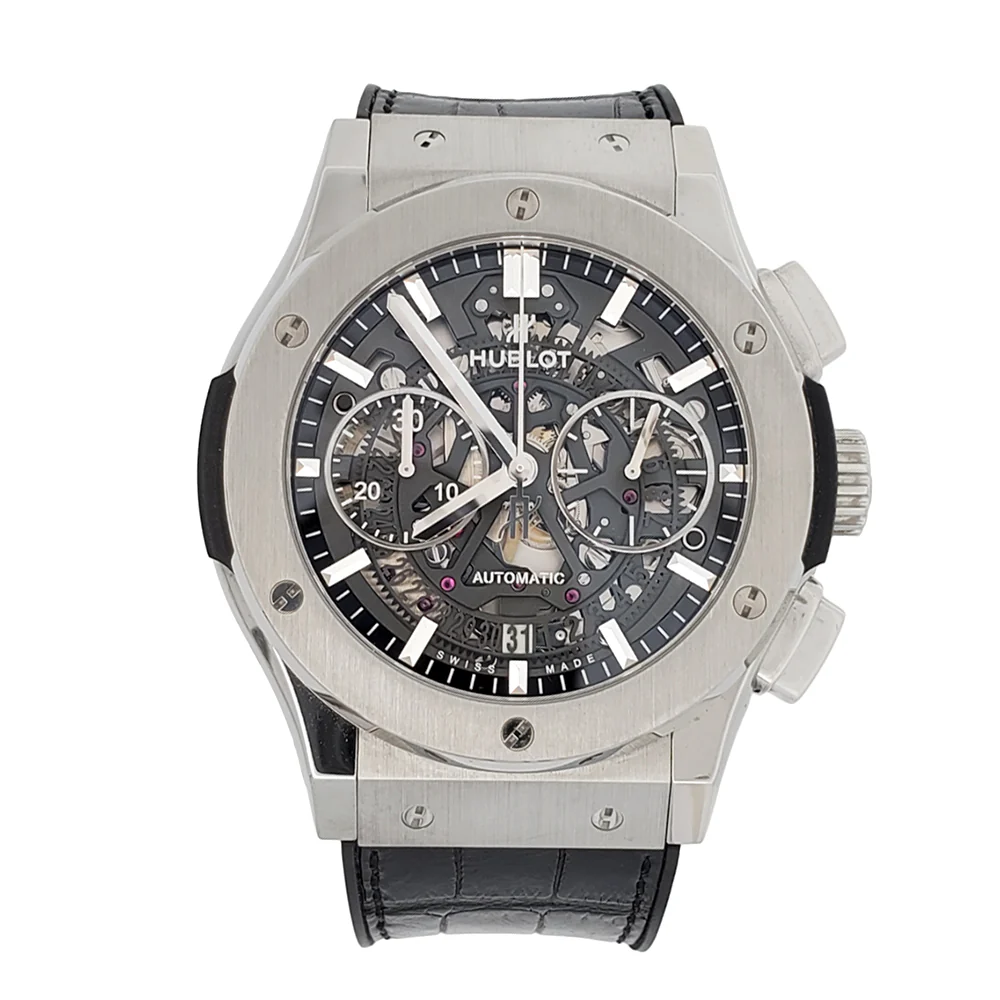 Hublot Classic Fusion Chronograph Aerofusion 45mm Skeleton Dial 525.NX.0170.LR Watch - Image 3