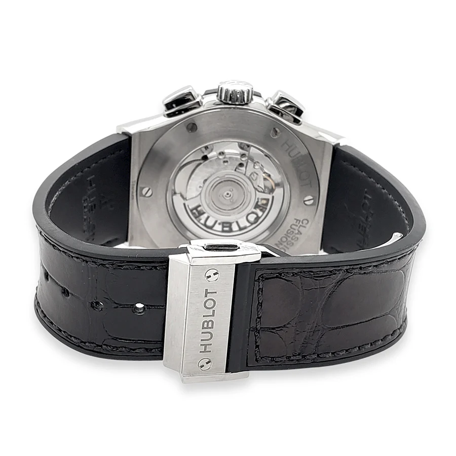 Hublot Classic Fusion Chronograph Aerofusion Titanium 45MM Skeleton Diamond Dial 525.NX.0170.LR.1104 Watch 2019 Box Papers - Image 6