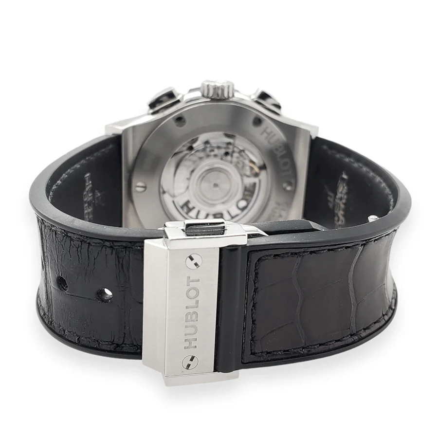 Hublot Classic Fusion Chronograph Titanium 42MM Black Dial Watch 541.NX.1170.LR Box Papers - Image 5