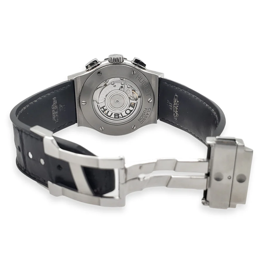 Hublot Classic Fusion Chronograph Titanium 42MM Black Dial Watch 541.NX.1170.LR Box Papers - Image 6