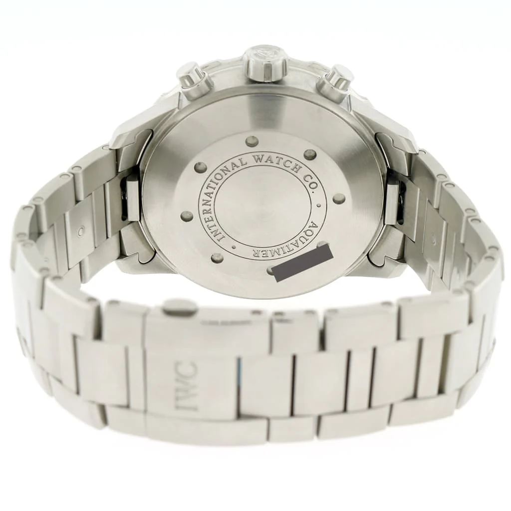 IWC Aquatimer Chronograph Day Date Blue Dial Automatic Stainless Steel 44MM Mens Watch IW376711 - Image 6