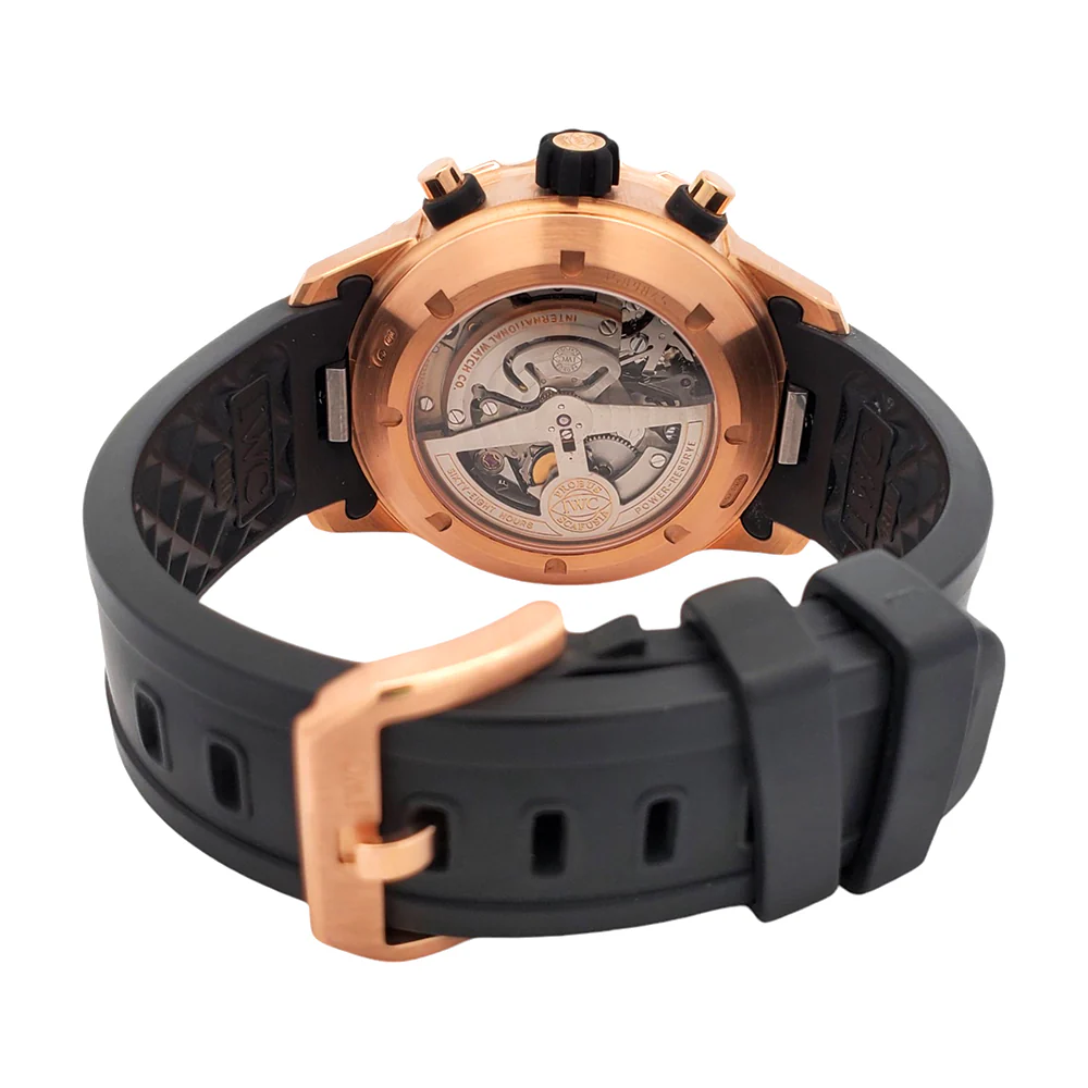 IWC Aquatimer Rose Gold Chronograph 44mm Watch IW376903 Box Booklet - Image 6