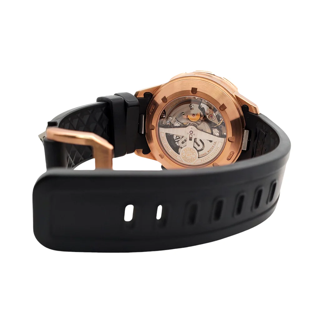 IWC Aquatimer Rose Gold Chronograph 44mm Watch IW376903 Box Booklet - Image 7