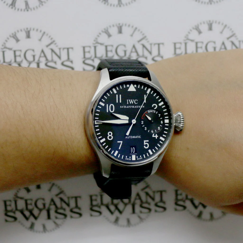 IWC Big Pilot's 7-Day Power Reserve 46MM Automatic Stainless Steel Mens Watch IW500401 - Image 4