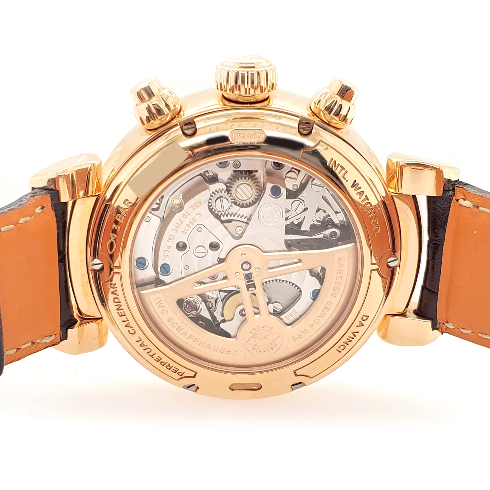 IWC Da Vinci Perpetual Calendar Chronograph 43mm Rose Gold Watch IW392101 Papers 2021 - Image 4