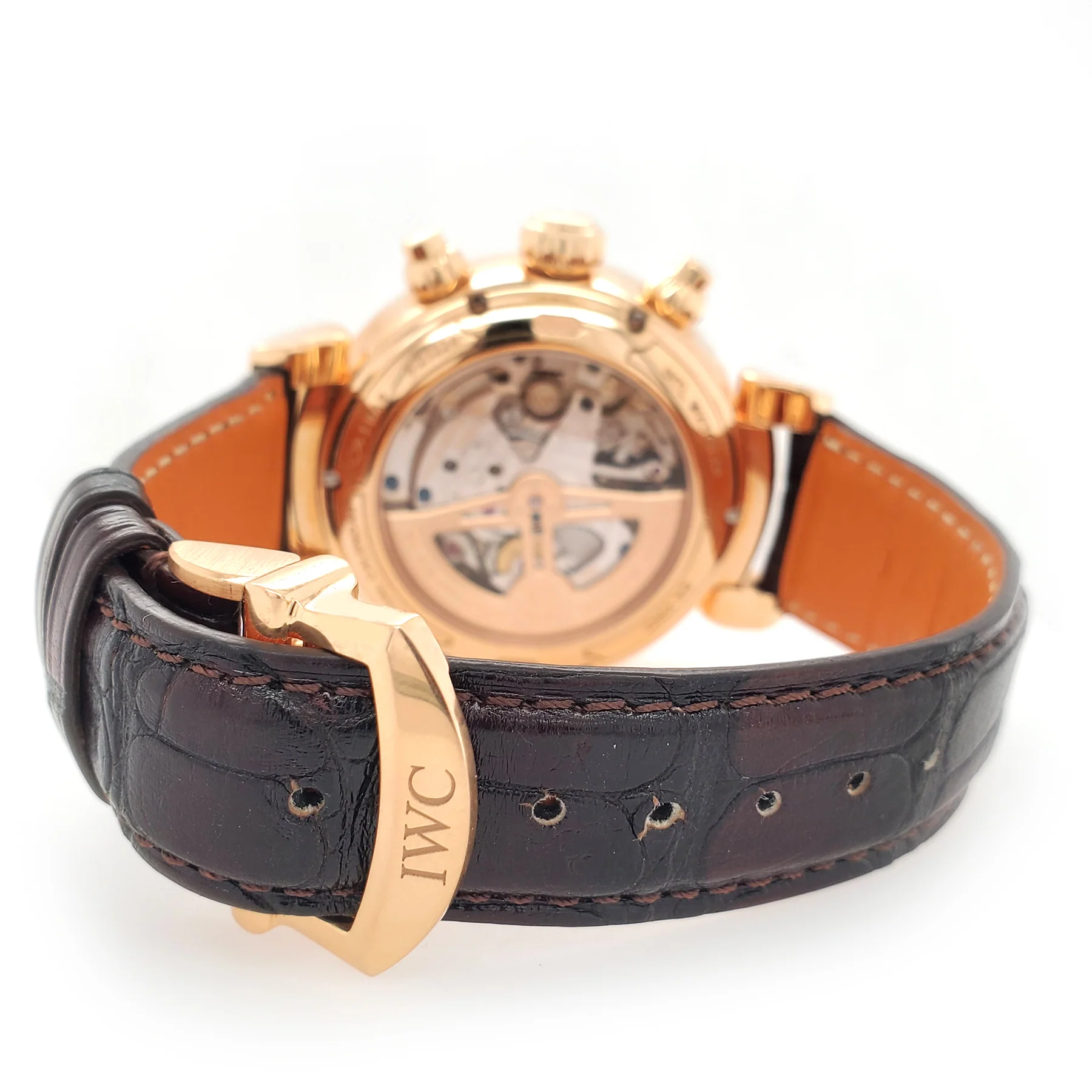 IWC Da Vinci Perpetual Calendar Chronograph 43mm Rose Gold Watch IW392101 Papers 2021 - Image 6