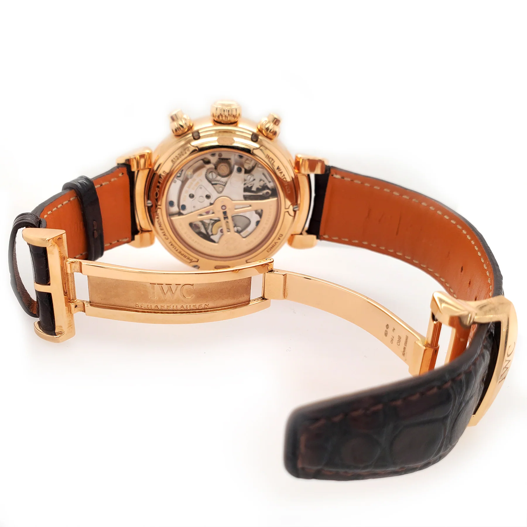 IWC Da Vinci Perpetual Calendar Chronograph 43mm Rose Gold Watch IW392101 Papers 2021 - Image 7