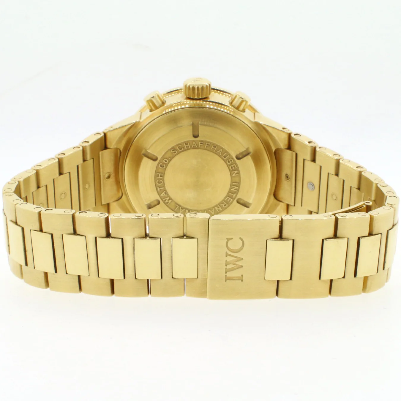 IWC GST Chronograph Calendar 40MM Yellow Gold Automatic Mens Watch IW9277 - Image 4