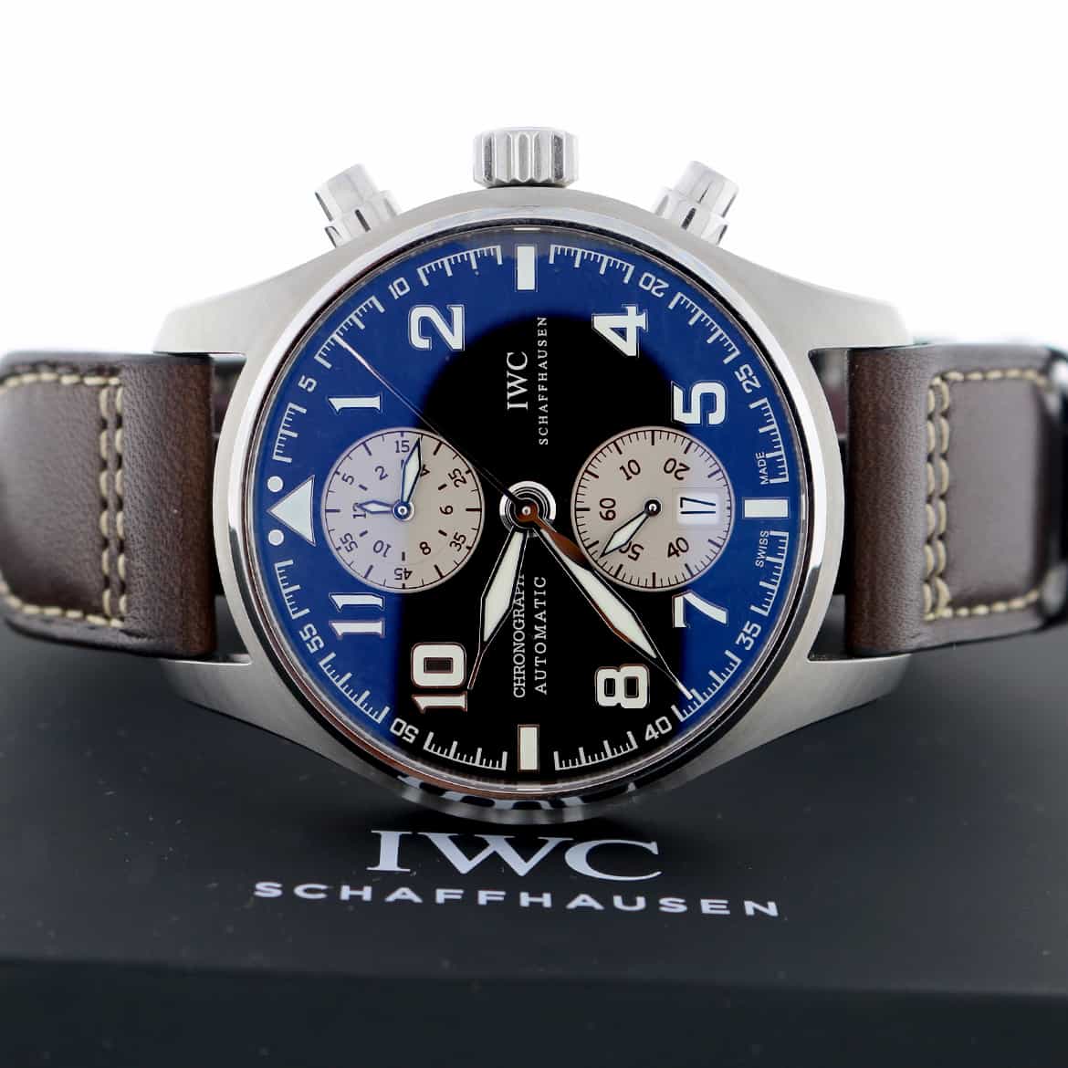 IWC Pilot's Antoine de Saint Exupery Chronograph Automatic Stainless steel Mens Watch IW387806 - Image 2