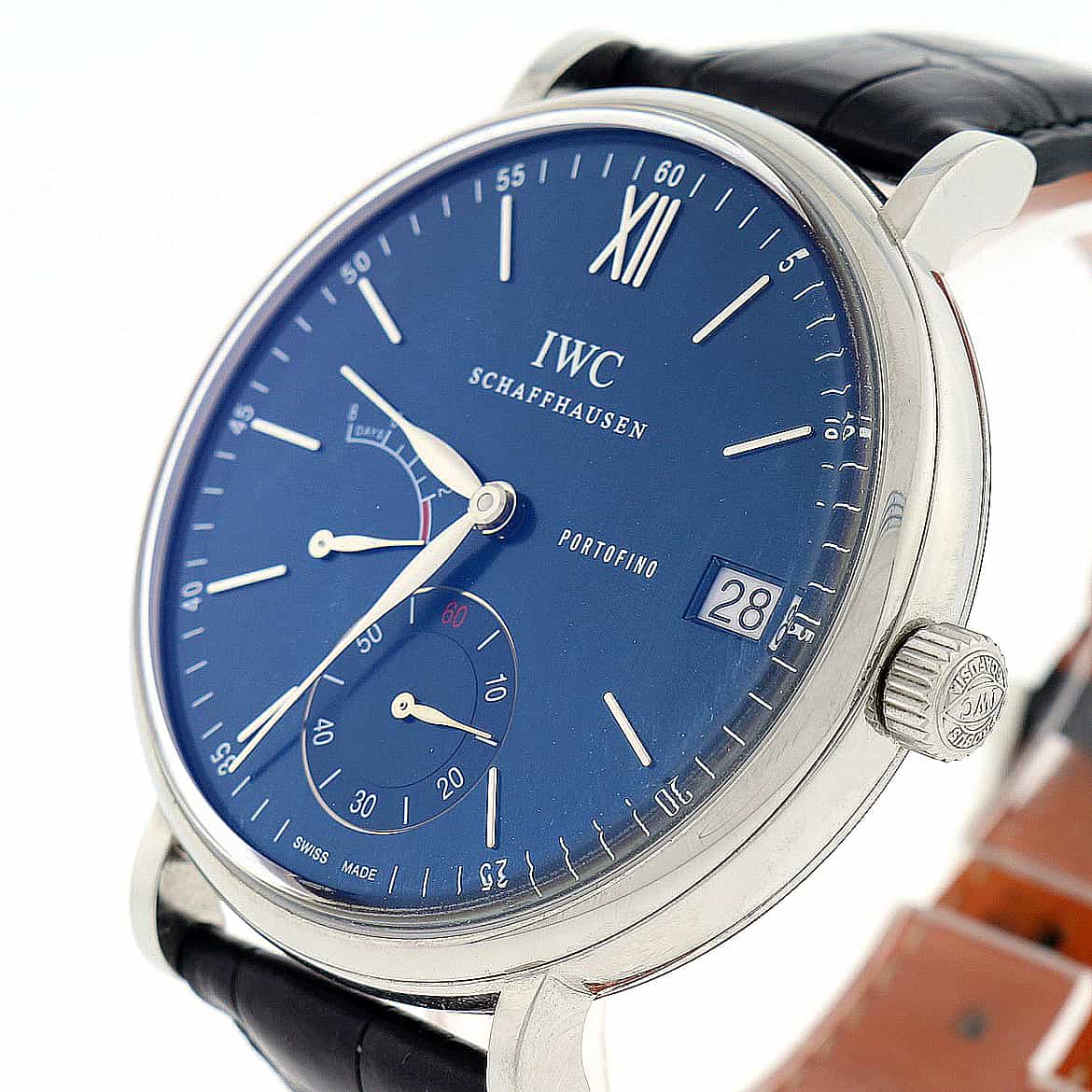 IWC Portofino Eight Days Blue Dial 45MM Automatic Stainless Steel Mens Watch IW510106 - Image 8
