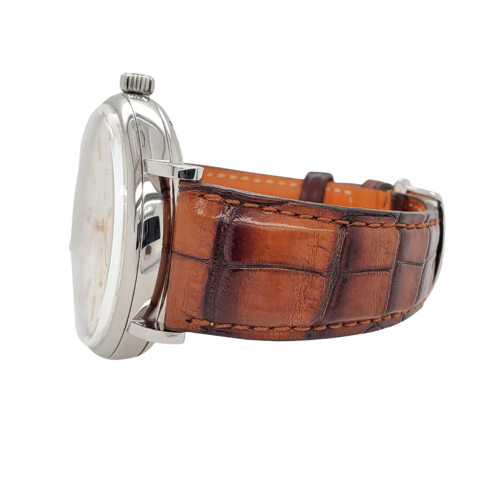IWC Portofino Hand-Wound Eight Days 45mm Silver Dial Steel Watch IW510103 - Image 3