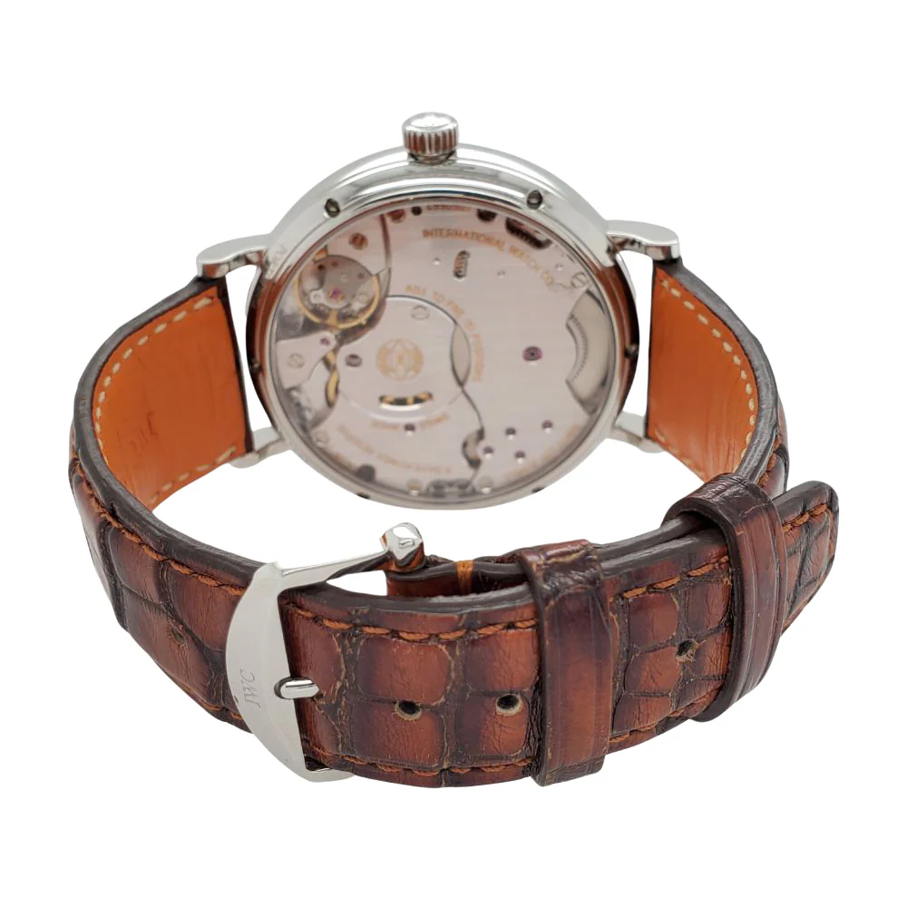 IWC Portofino Hand-Wound Eight Days 45mm Silver Dial Steel Watch IW510103 - Image 4