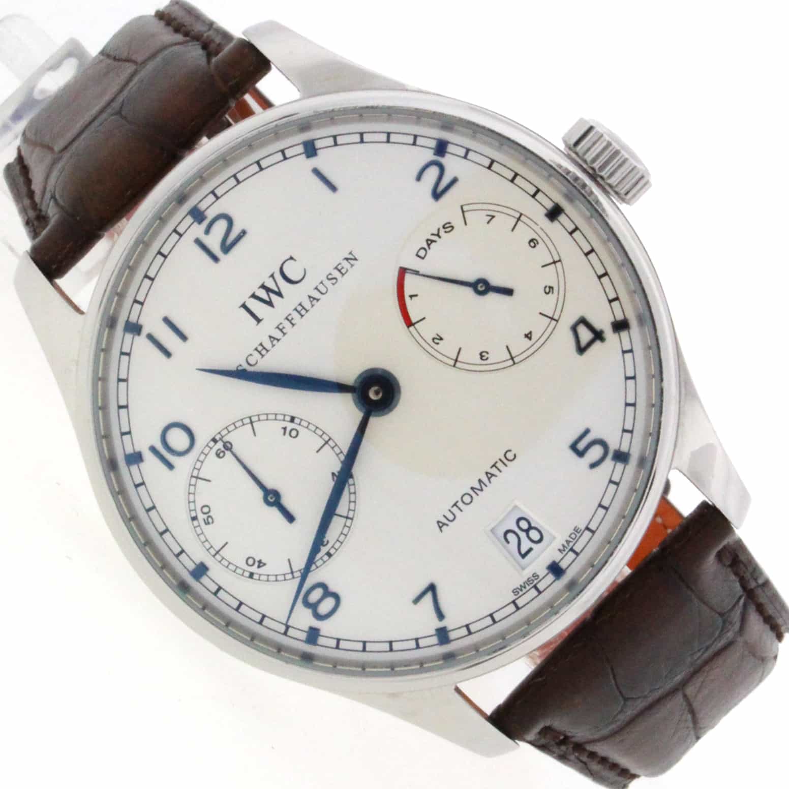 IWC Portuguese 7-Day Power Reserve 42MM Automatic Stainless Steel Mens Watch IW500107 - Image 4