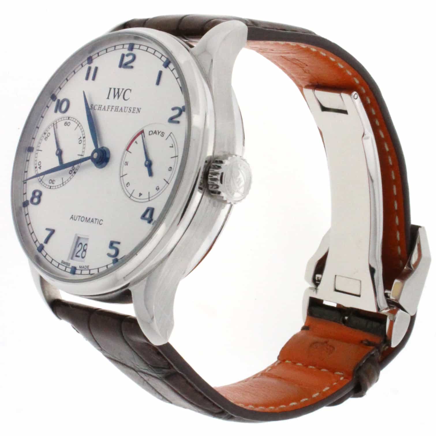 IWC Portuguese 7-Day Power Reserve 42MM Automatic Stainless Steel Mens Watch IW500107 - Image 5