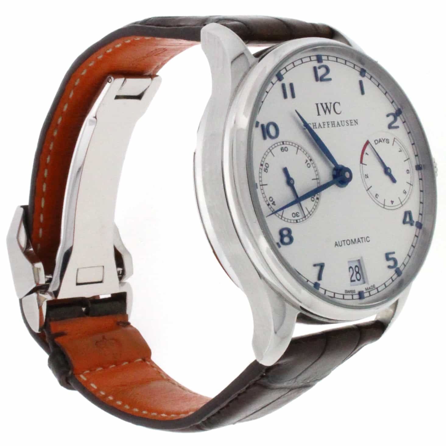 IWC Portuguese 7-Day Power Reserve 42MM Automatic Stainless Steel Mens Watch IW500107 - Image 6