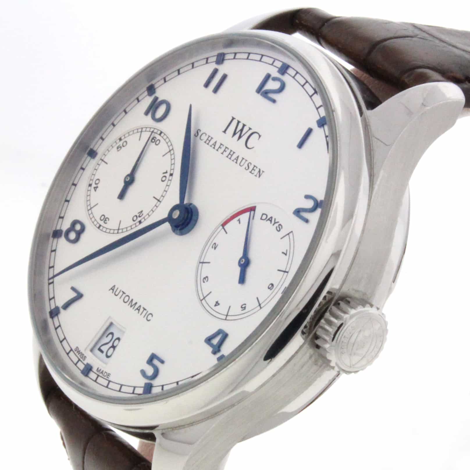 IWC Portuguese 7-Day Power Reserve 42MM Automatic Stainless Steel Mens Watch IW500107 - Image 7