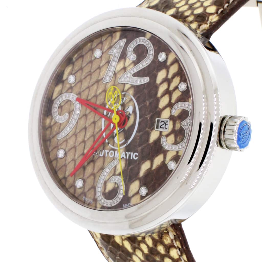 Jacob & Co. Valentin Yudashkin Factory Diamond Python Dial Automatic Stainless Steel Watch WVY-019 - Image 2